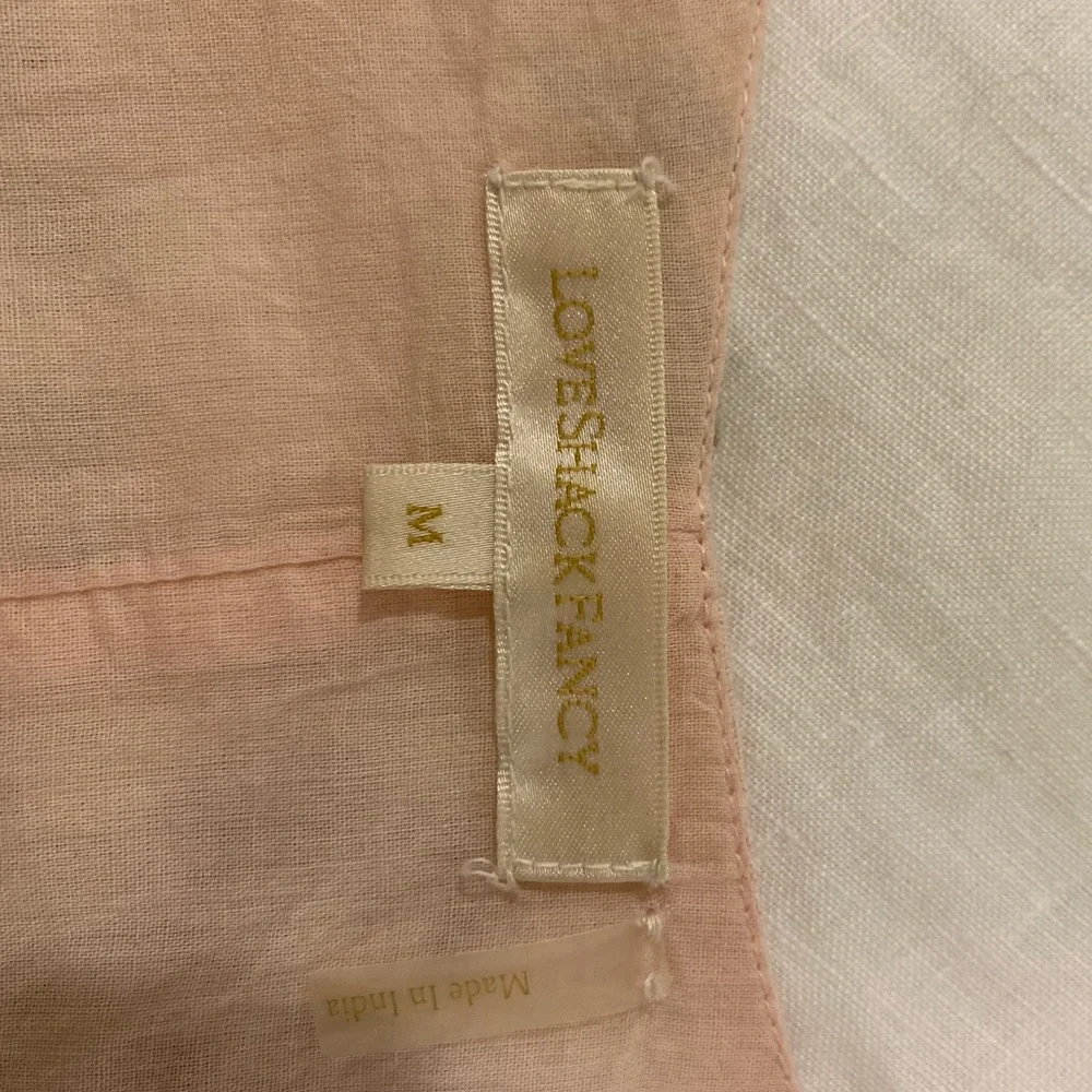 LOVESHACKFANCY MEDIUM REVERSIBLE PINK FLORAL MINI DRESS - Picture 5 of 5